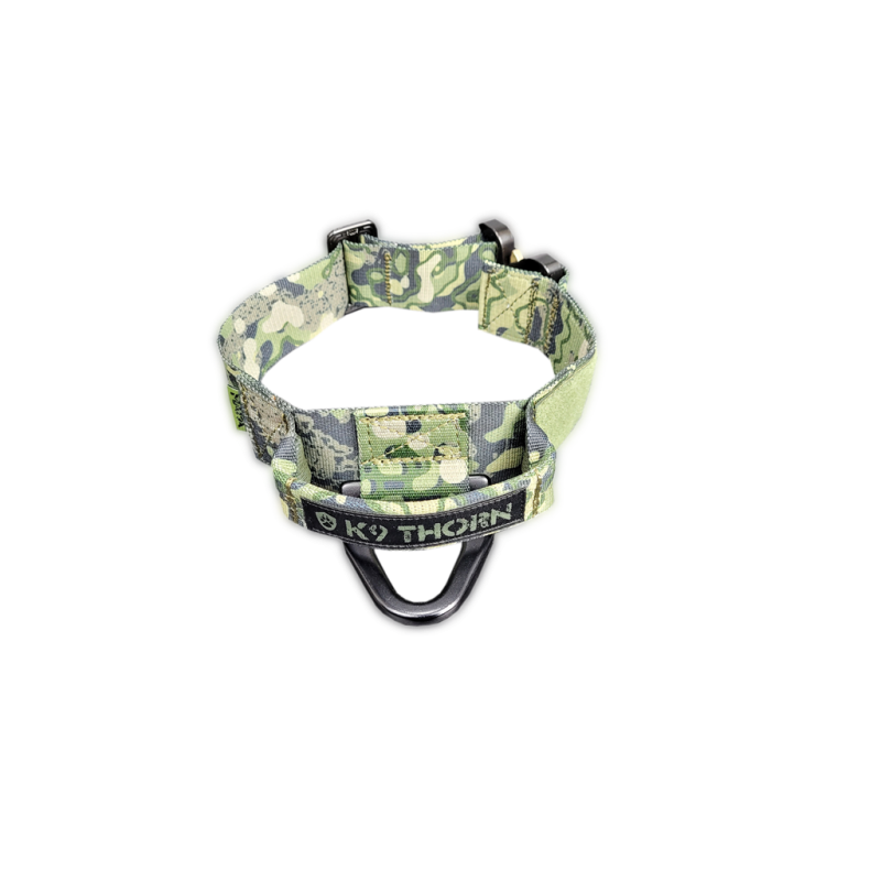 Obroża Cobra Bravo - Camo z rączką