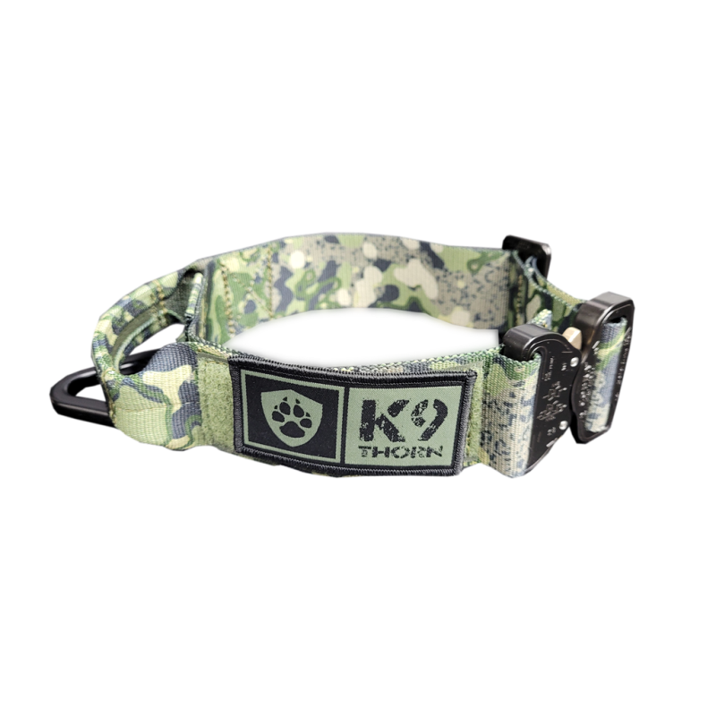Obroża Cobra Bravo - Camo z rączką