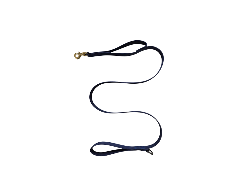 Smycz  x 2 rączka  z d-ringiem - Blue Line