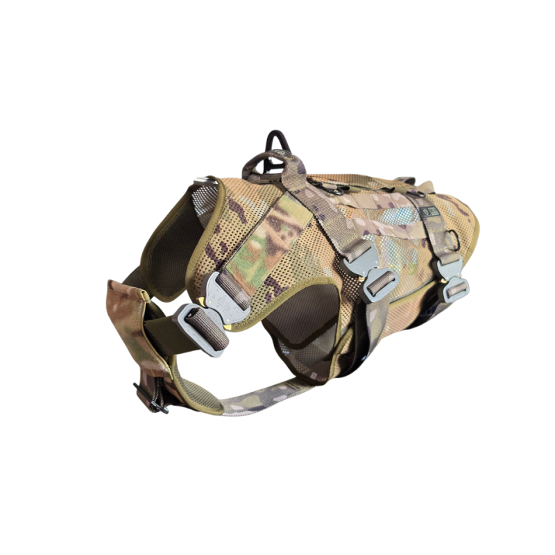 Uprząż taktyczna na siatce konstrukcyjnej Camo. Uprząż taktyczna na siatce konstrukcyjnej Camo.