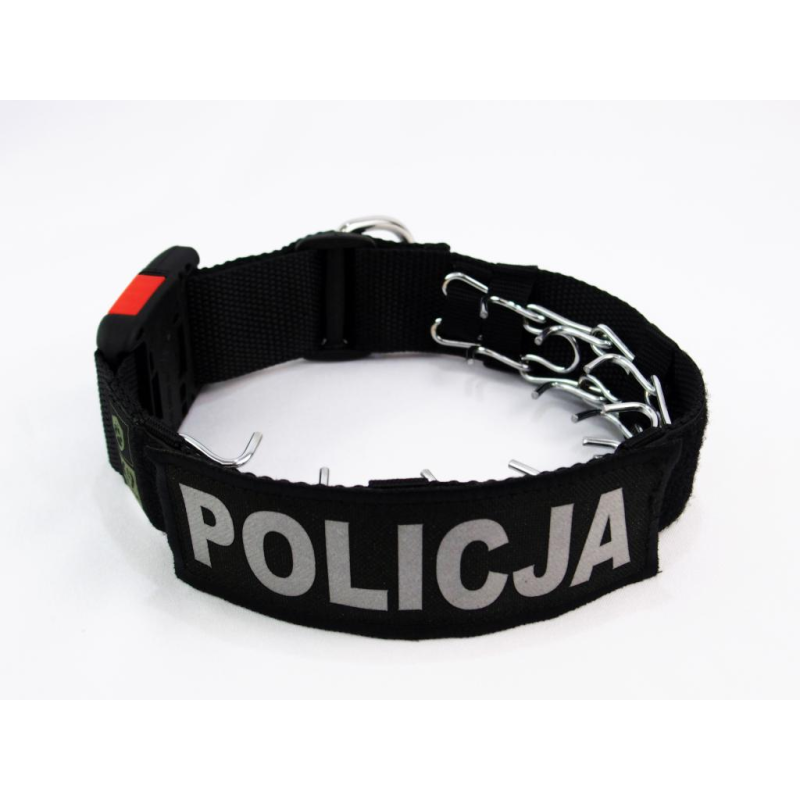 Obroża-kolczatka czarna roz. 40/60 cm.